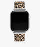 Kate Spade,Reversible Leopard Leather 38-45mm Band For Apple Watch®,Black