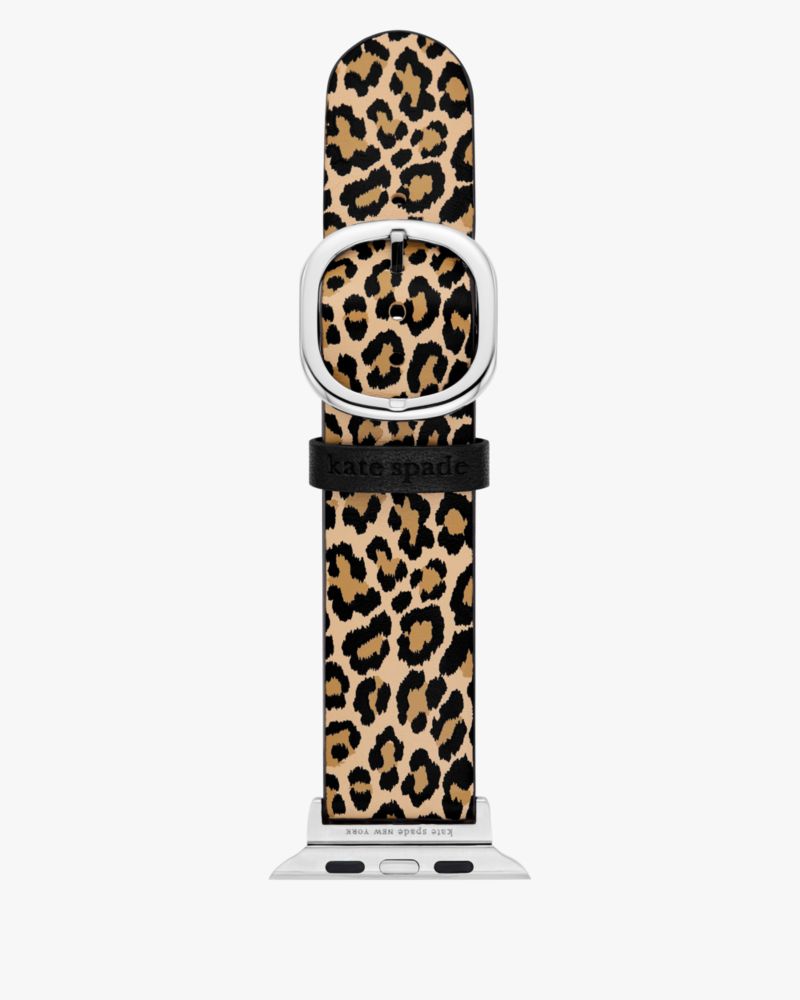 Reversible Leopard Leather 38-45mm Band For Apple Watch