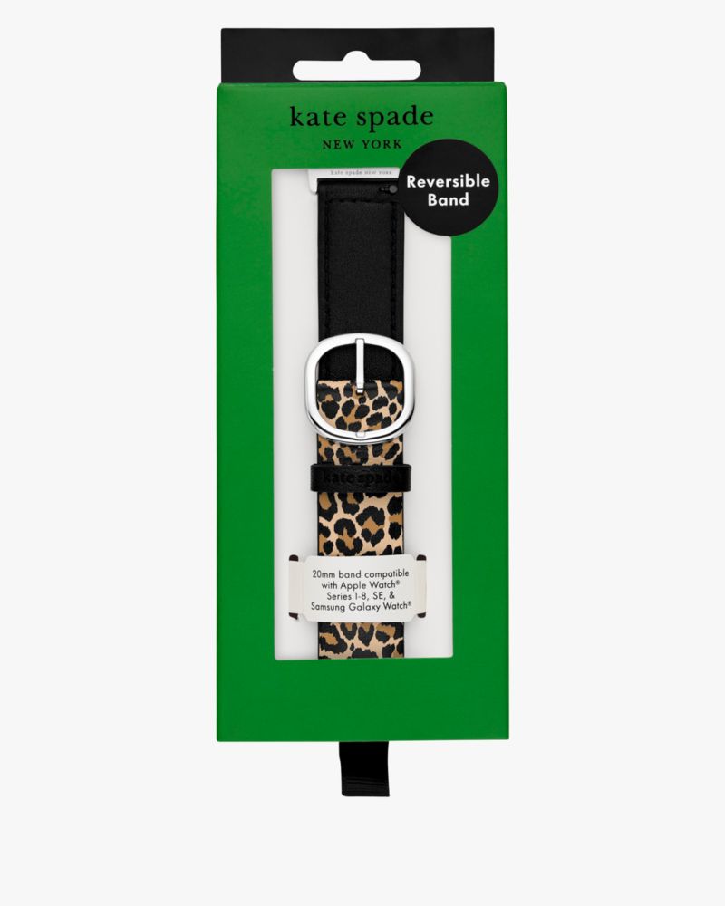 Reversible Leopard Leather 38-45mm Band For Apple Watch