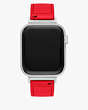 Kate Spade,Heart Leather 38-45mm Band For Apple Watch®,Red