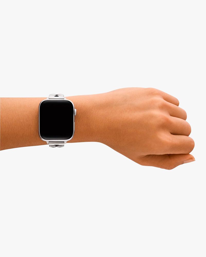 Kate Spade,Herringbone Metal Apple Watch,