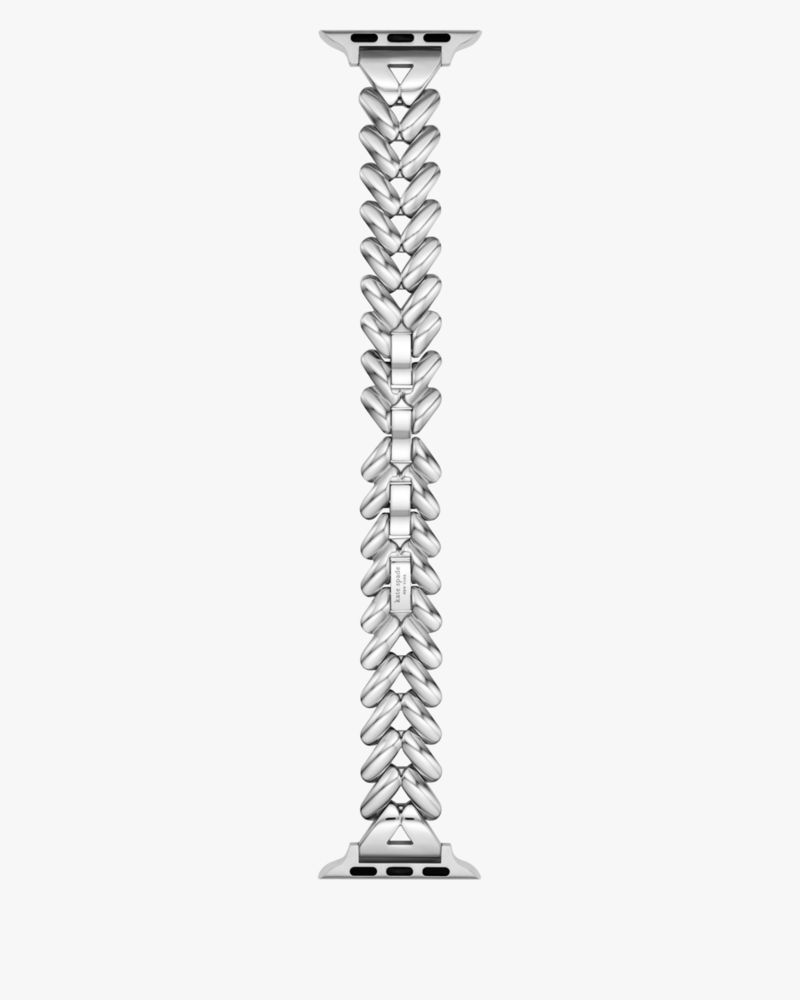 Kate Spade,Herringbone Metal Apple Watch,
