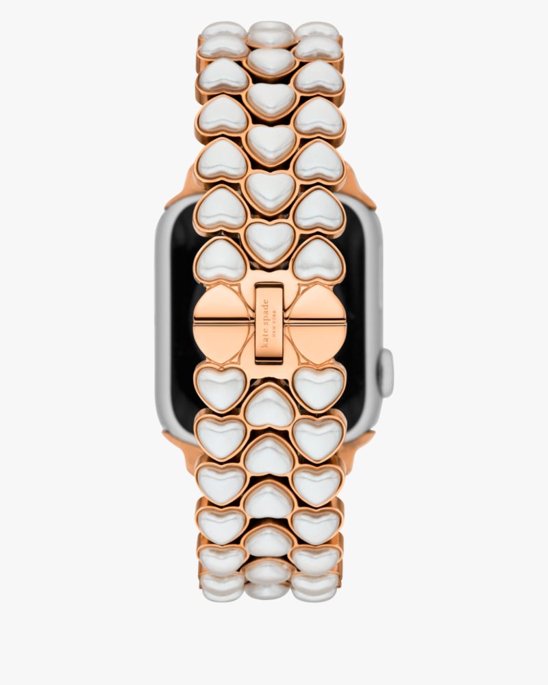 Kate Spade,ハート リンク ステンレススチール 38-49 MM バンド フォー アップル ウォッチ,apple watch バンド,ローズゴールド