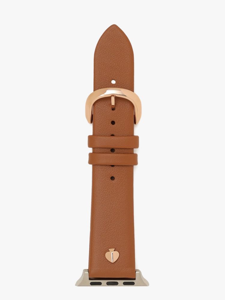 Kate Spade,ブラウン レザー バンド フォー アップル ウォッチ,apple watch バンド,レオパード