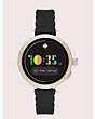 Smartwatch 2 Mit Wellenrand Aus Schwarzem Silikon, , Product