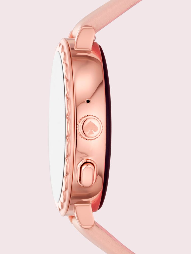 Blush leather shop scallop smartwatch 2