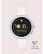 Kate Spade,white silicone scallop smartwatch 2,watches,