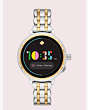 Kate Spade,two-tone stainless steel scallop smartwatch 2,