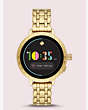 Kate Spade,gold-tone stainless steel scallop smartwatch 2,Gold