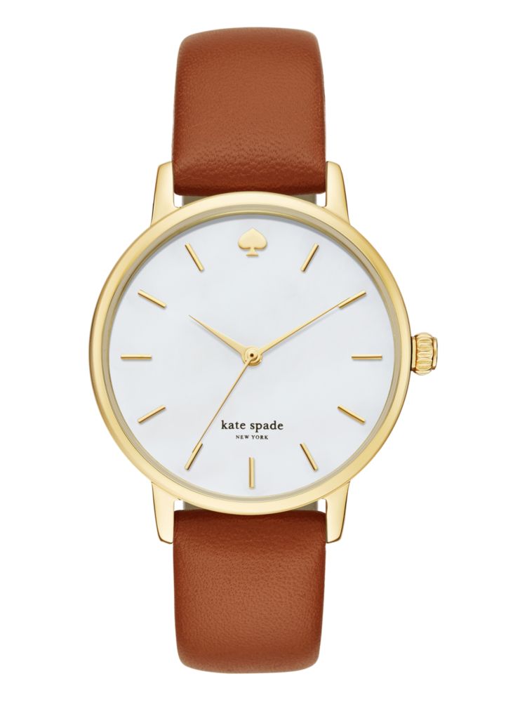 Kate Spade,luggage metro watch,Brown