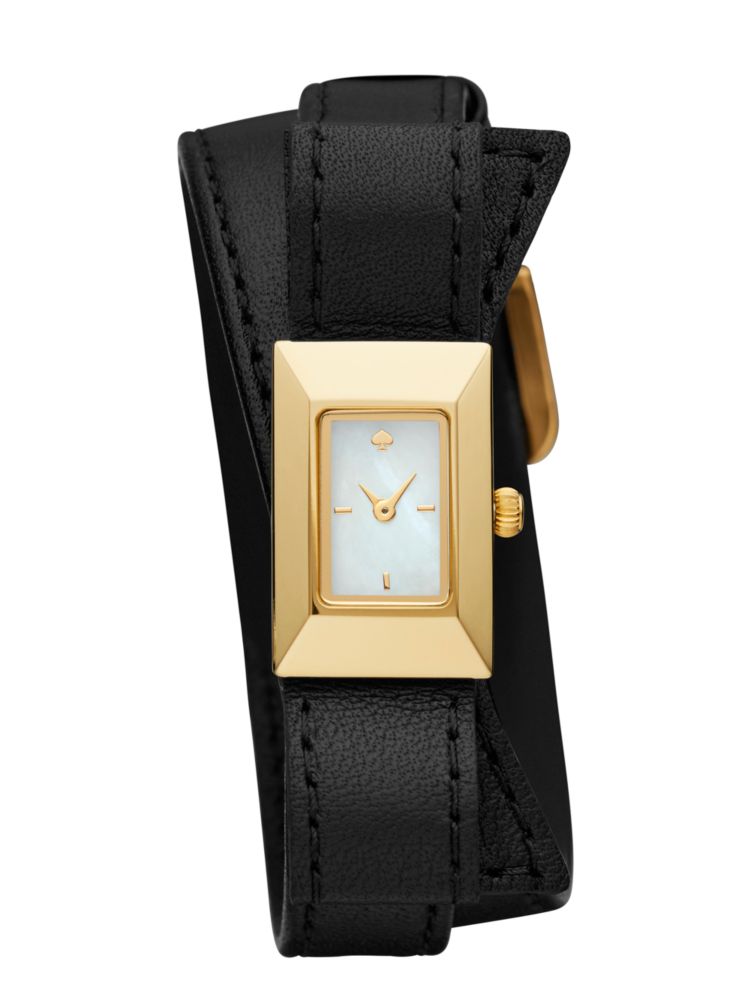 Black Kenmare Double Wrap Watch Kate Spade New York