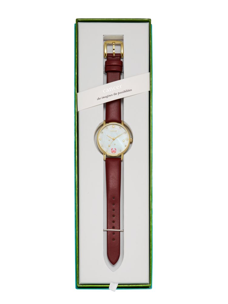 Cancer Zodiac Metro Watch Kate Spade Outlet