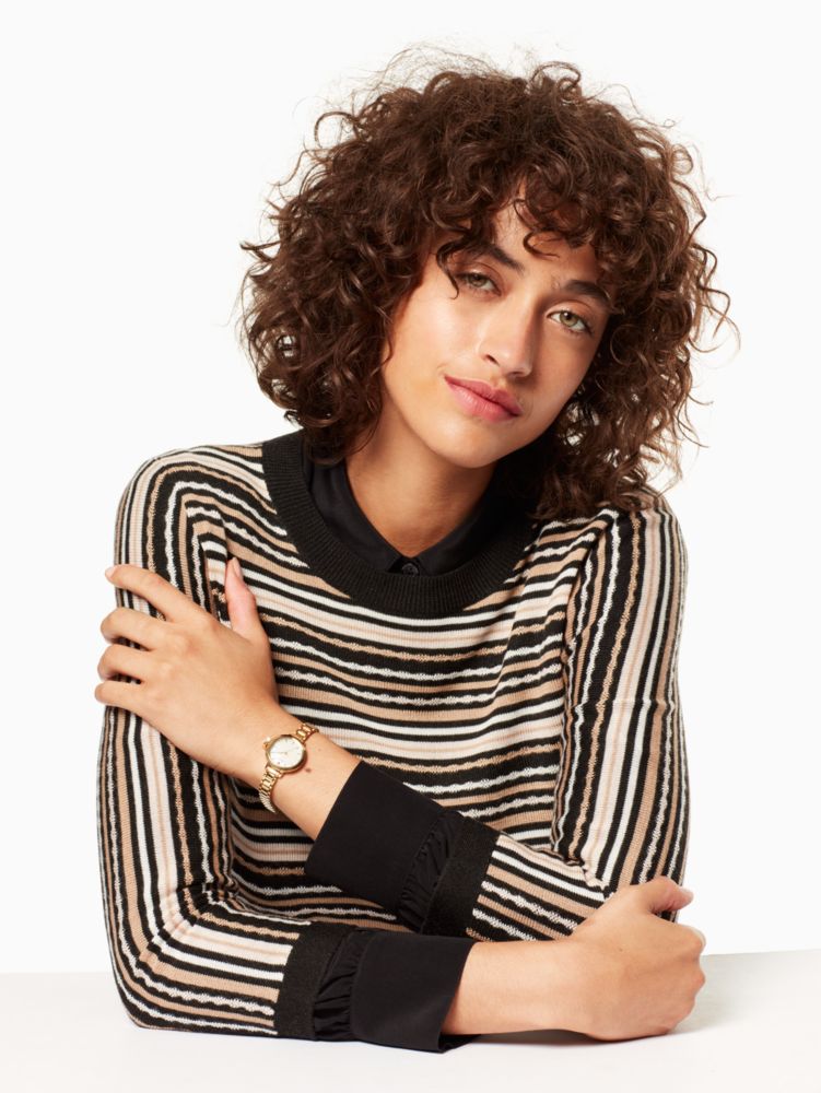 Gold Mini Park Row Watch, GOLD, Product