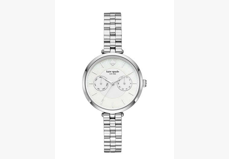 Kate Spade,holland multifunction bracelet watch,Silver