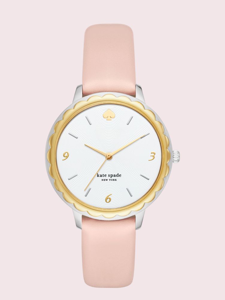 Morningside Blush Leather Watch Kate Spade New York