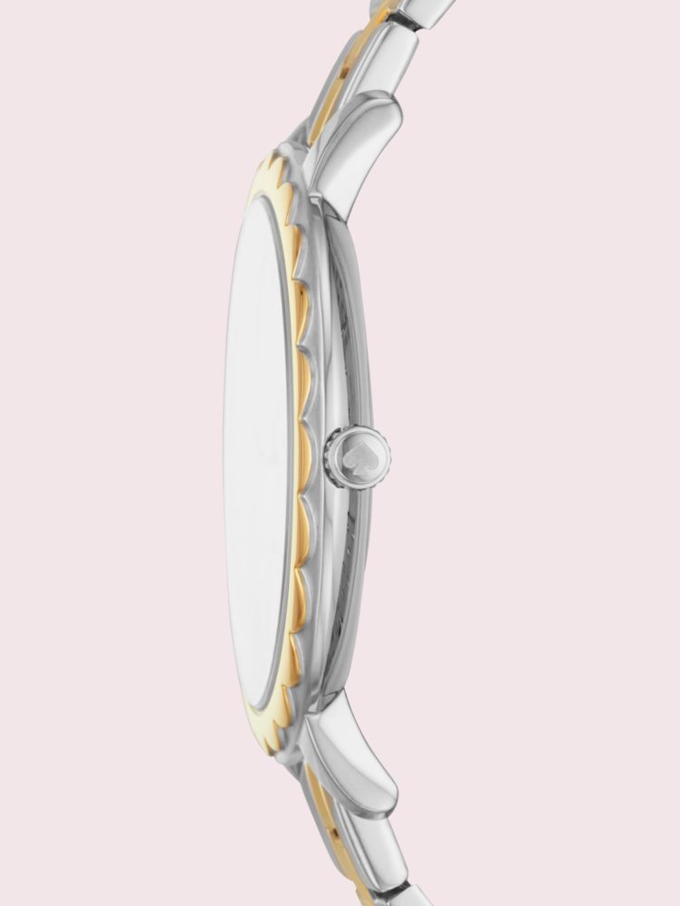 Morningside Scallop Two-tone Stainless Steel Watch, GOLD QUARTZ, Product