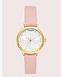 Kate Spade,rosebank scallop blush leather watch,watches,Clotcrm/Gd