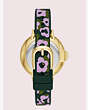 Park Row Armbanduhr Mit Silikonarmband Und Blumenmuster Flair Flora, , Product