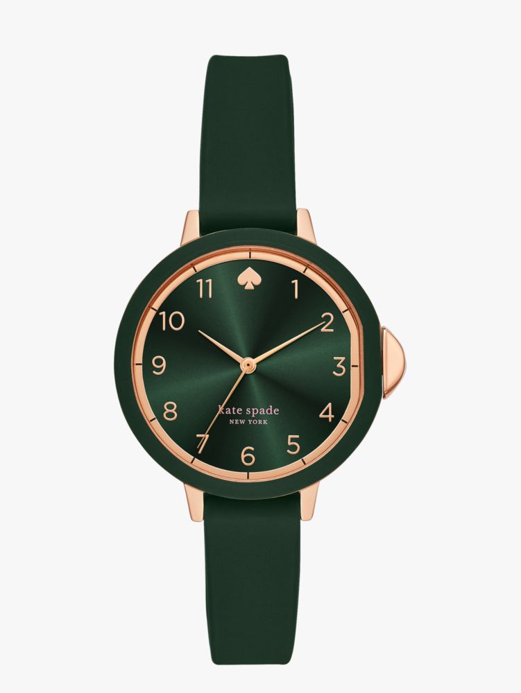 Kate spade park 2024 row silicone watch