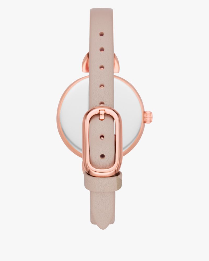 ホリス スリーハンド マット グレー レザー ウォッチ, , Product