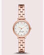 Kate Spade,morningside scallop mini rose gold-tone stainless steel watch,watches,Rose Gold