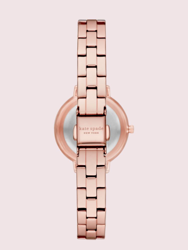 Morningside Scallop Mini Rose Gold Tone Stainless Steel Watch