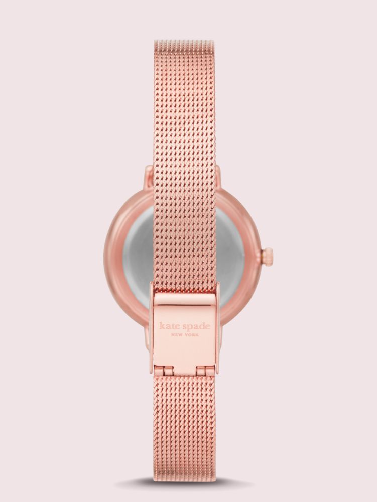 Morningside Mini Rose Gold Tone Stainless Steel Mesh Watch | Kate