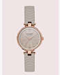Annadale Grey Leather Watch, , Product