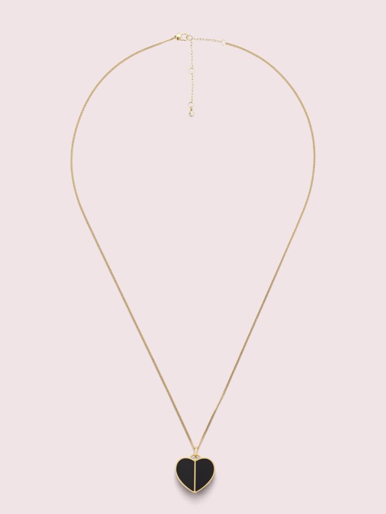 Nicola Heart Twistlock Gold-tone Stainless Steel Watch Pendant Necklace, , Product