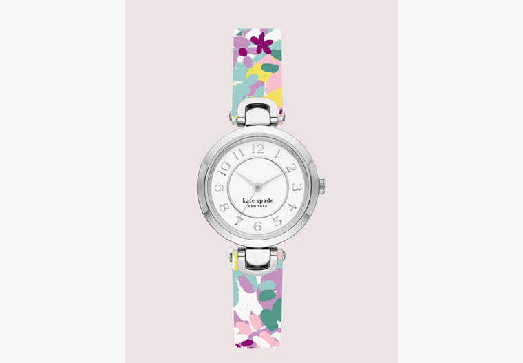 Kate Spade,rainey park white/lilac floral reversible watch,watches,Blackberry Preserves Multi