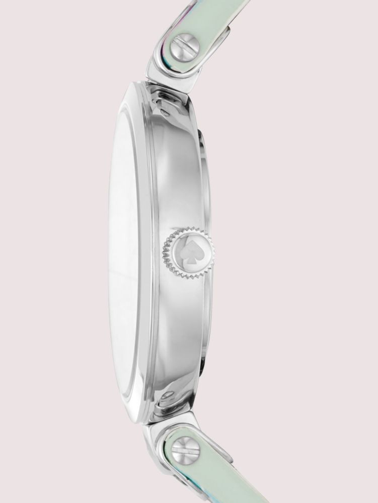 Kate Spade,Rainey Park White/lilac Floral Reversible Watch,