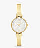 Kate Spade,hollis gold-tone stainless steel bangle watch,watches,Rose Gold