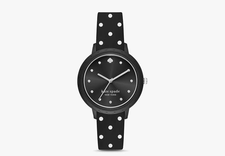 Kate Spade,morningside black dot watch,watches,Black image number 0