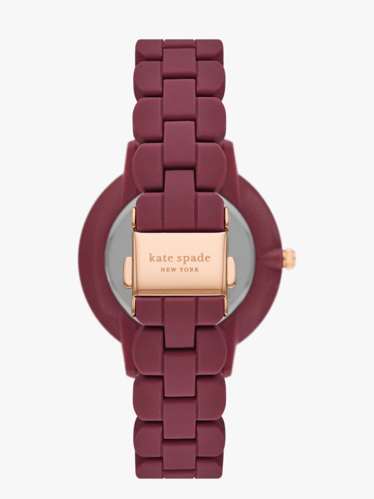 Morningside Pinot Noir Silicone Watch Kate Spade New York