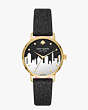 Metro Black Leather City Watch, , Product
