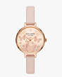 Kate Spade,metro pink leather watch,watches,Pink