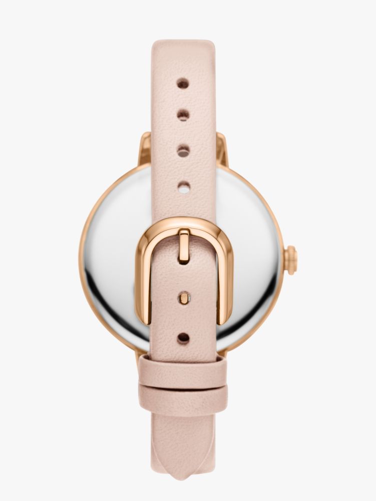 Metro Pink Leather Watch Kate Spade New York