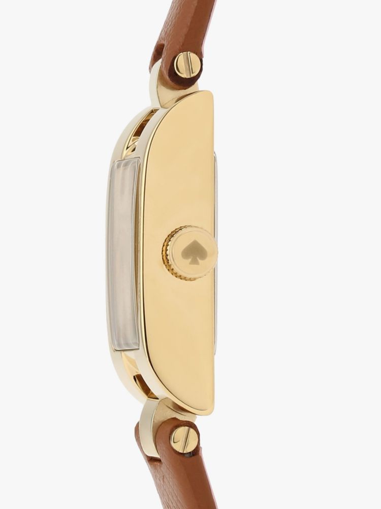 Brookville Brown Leather Watch | Kate Spade New York