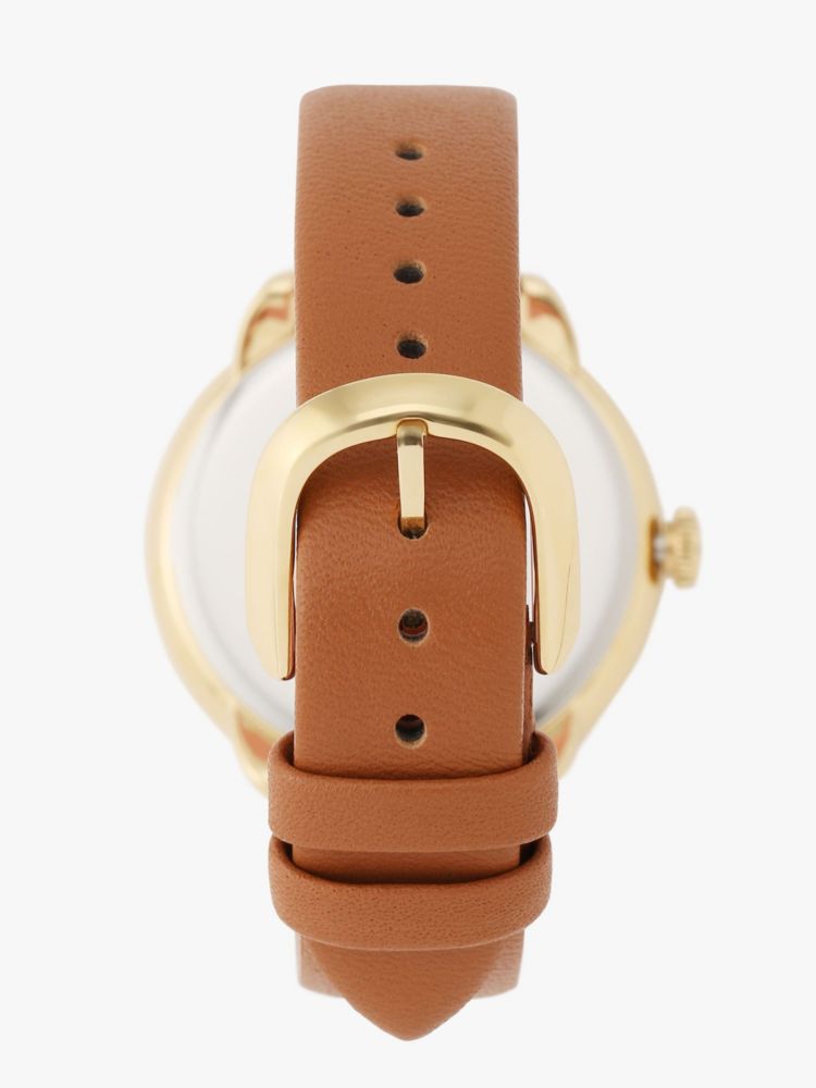 Morningide Brown Leather Watch Kate Spade New York