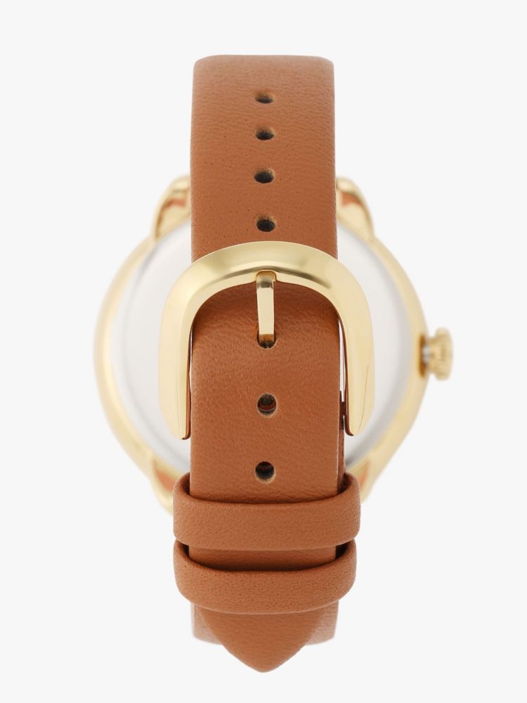 モーニングサイド スリー ハンド ブラウン レザー ウォッチ, , Product