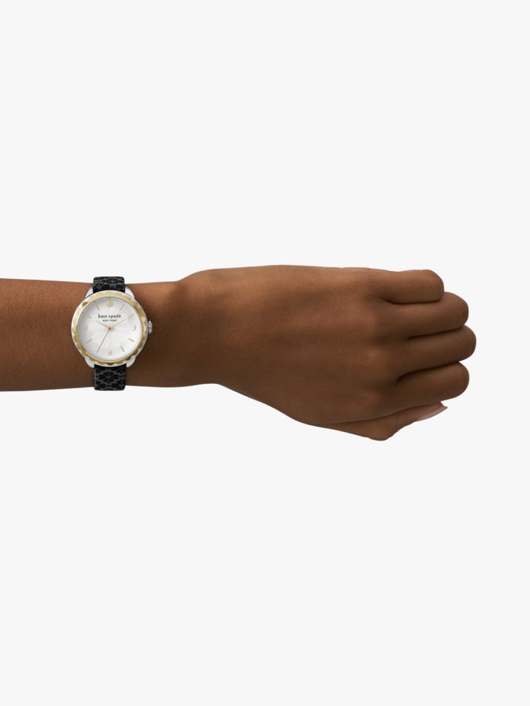 ROSEvintage 日月発送休止３箱 Morningside Spade Flower Jacquard Watch | Kate Spade New York