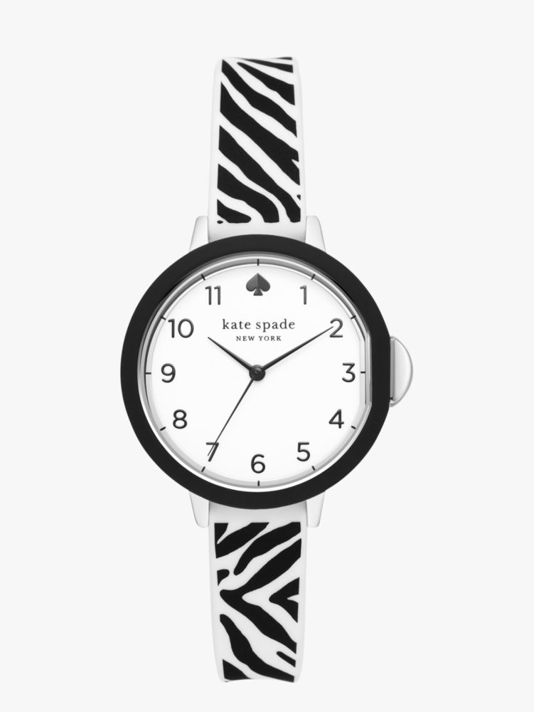 Kate spade park row silicone online watch