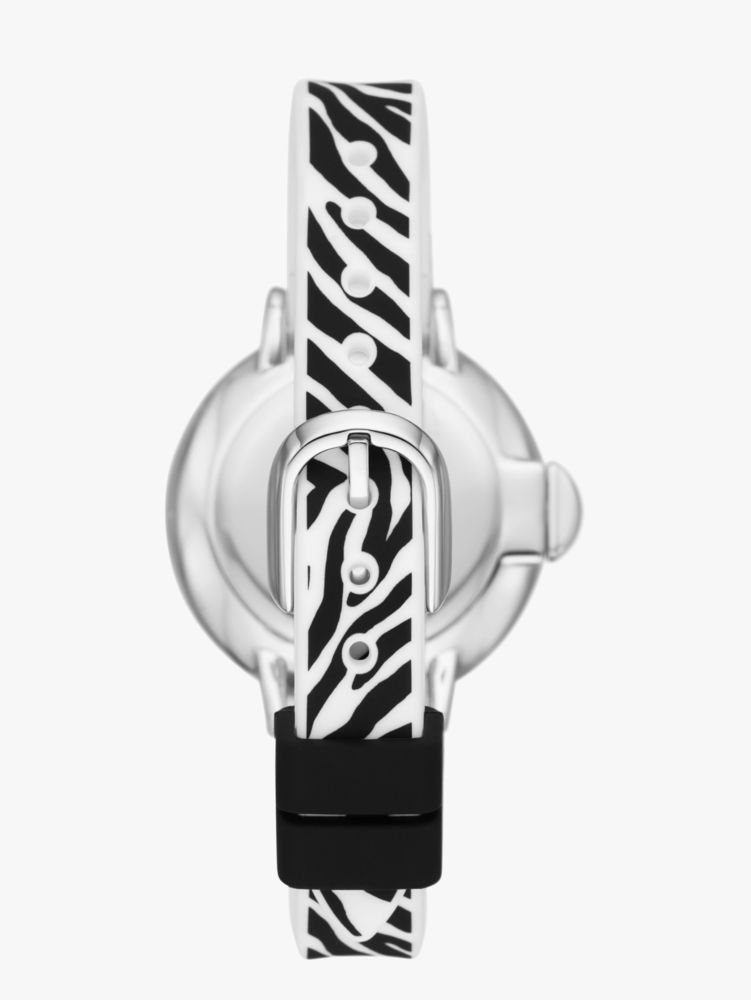 Park Row Zebra Silicone Watch | Kate Spade New York