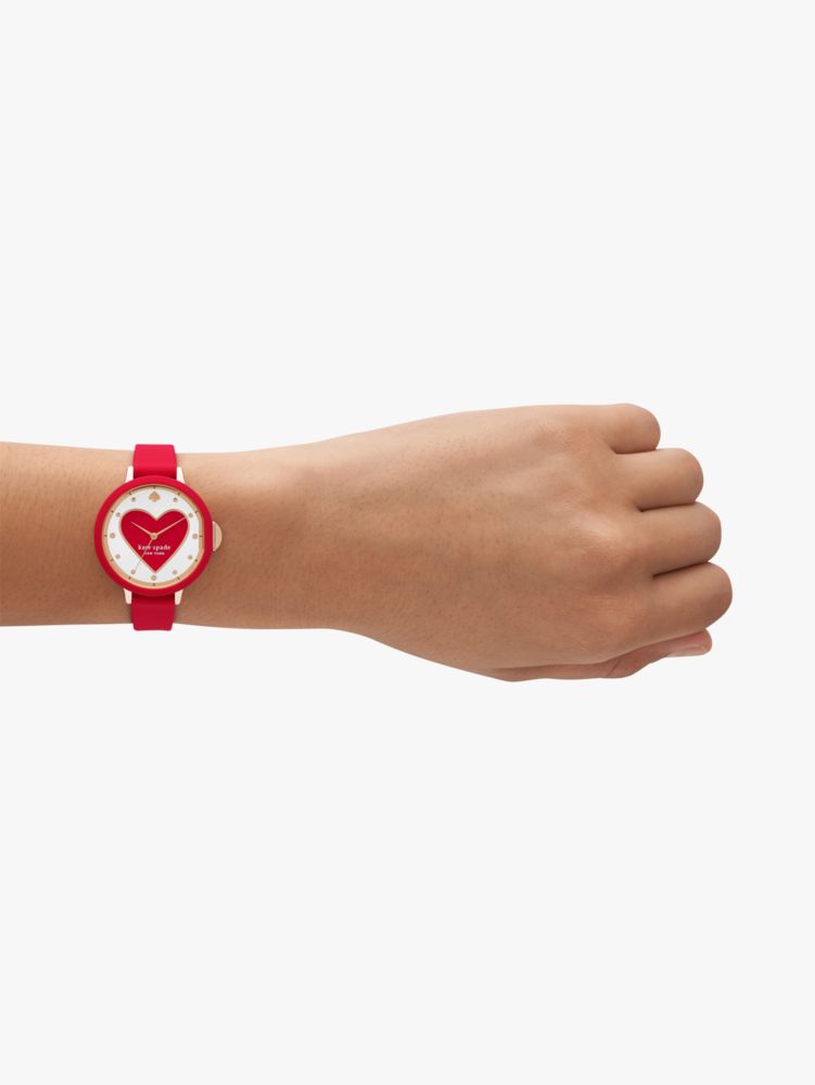 Park Row Heart Silicone Watch | Kate Spade New York | Kate  display picture 3