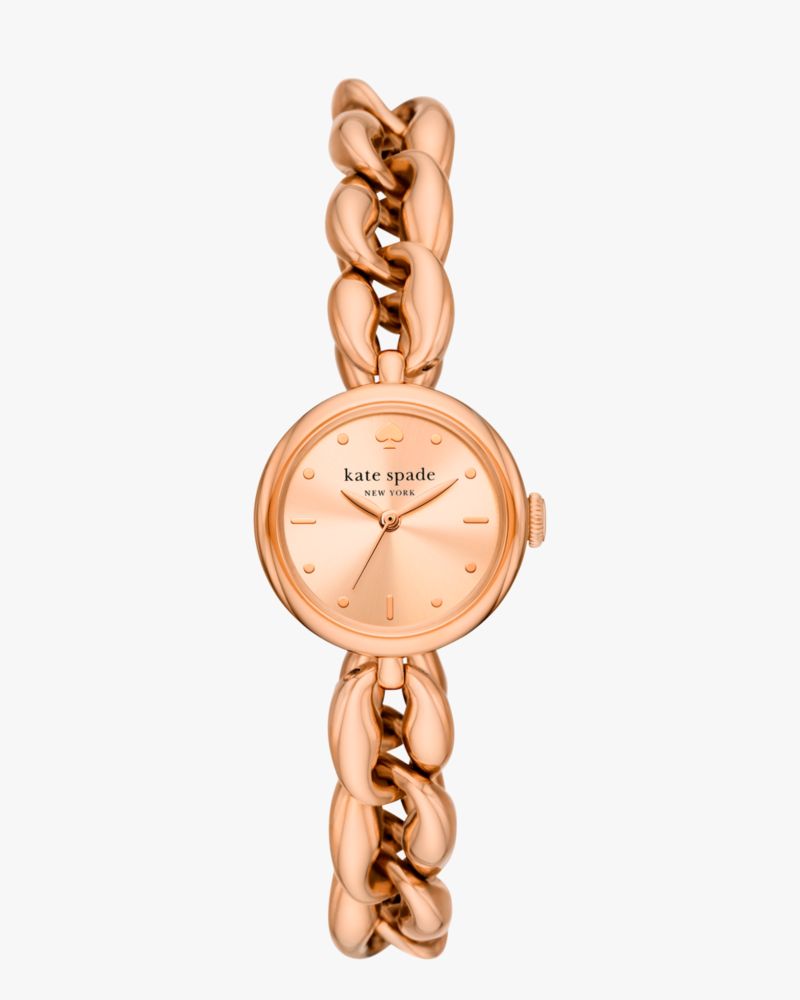ファッション小物新品未使用　ケイトスペード  腕時計　ベージュ&ゴールド