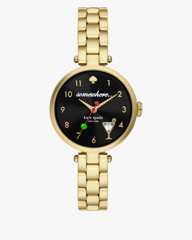 ホランド ゴールド トーン ステンレススチール ウォッチ | 腕時計