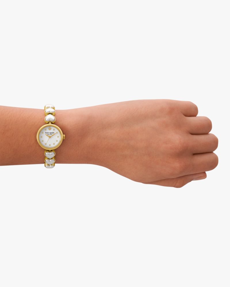 Monroe Heart Pearl Bracelet Watch | Kate Spade New York