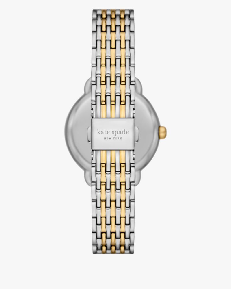 Kate Spade,Lily Avenue Two-tone Stainless Steel Watch,Analog,Logo,Word Embellishment,Mixed Metal,Work,