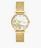 Kate Spade,Metro Gold-tone Stainless Steel Watch,Gold