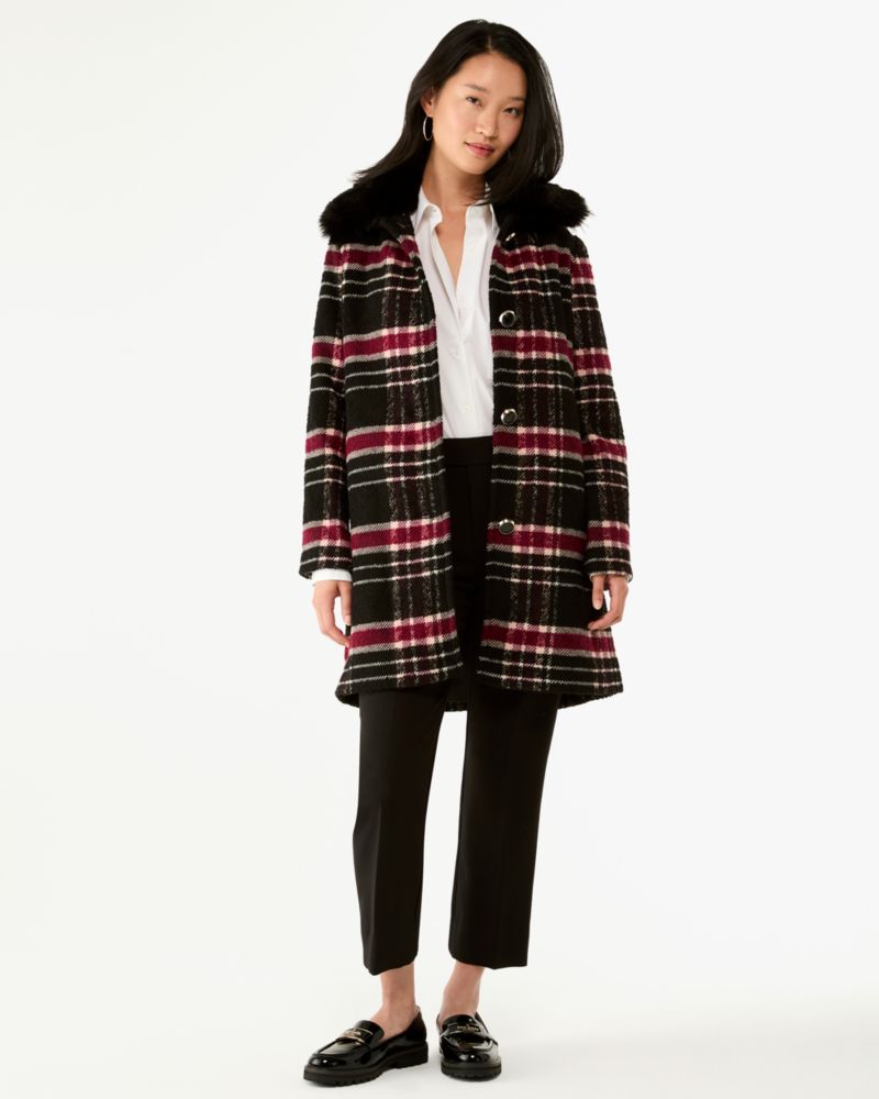 Kate Spade,Top Collar Wool Coat,